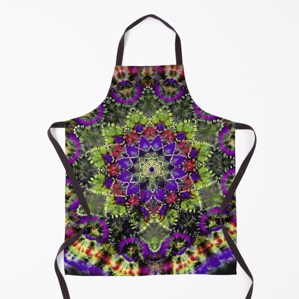 Item preview, Kaleidoscope tie dye Mardi Gras colors  designed and sold by AuroraXGreen.
