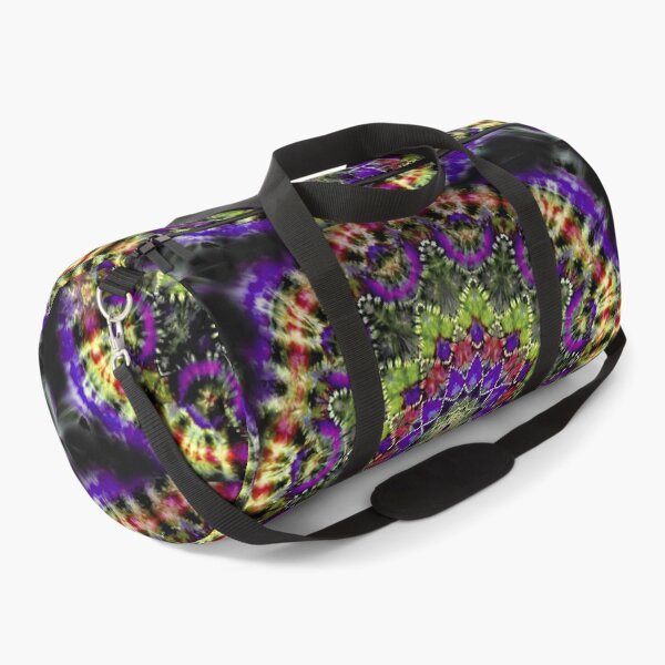 Item preview, Kaleidoscope tie dye Mardi Gras colors  designed and sold by AuroraXGreen.