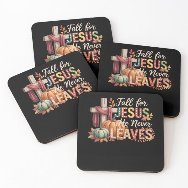 Item preview, Fall For Jesus He Never Leaves Autumn Religious Christian designed and sold by DrewLeuschke.
