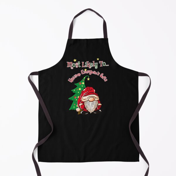 Item preview, "Most Likely To Unwrap Everyone’s Gifts" – Christmas Gnome Tomte Shirt designed and sold by ElleKaye711.