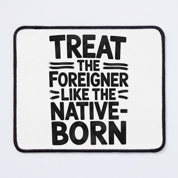 Item preview, Treat the Foreigner Like the Native-Born - NO KINGs designed and sold by BakeryDozen.