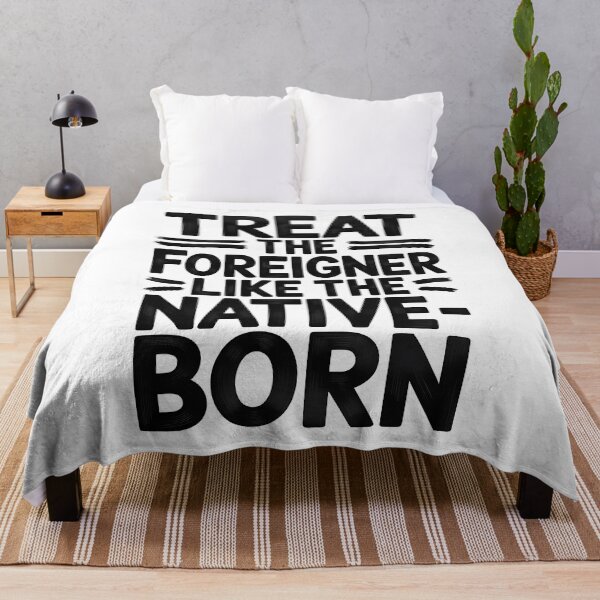 Item preview, Treat the Foreigner Like the Native-Born - NO KINGs designed and sold by BakeryDozen.
