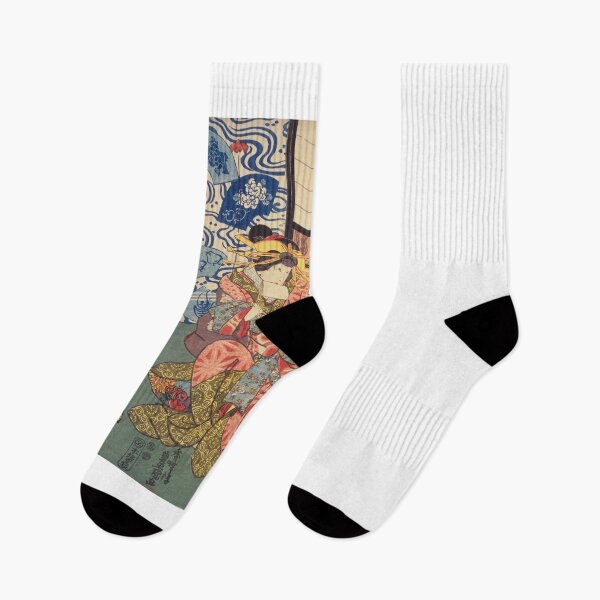 Item preview, Japanese Beauty in Edo Ukiyo-e Art designed and sold by maa-in-japan.