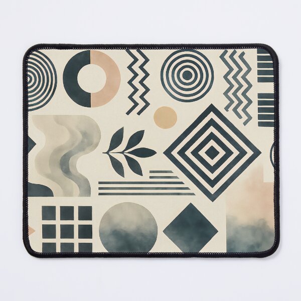 Item preview, Mid Century Modern Abstract Geometric Retro Design Art designed and sold by PinUpPizzazz.