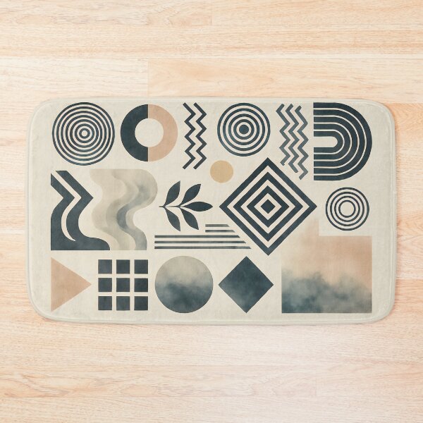 Item preview, Mid Century Modern Abstract Geometric Retro Design Art designed and sold by PinUpPizzazz.