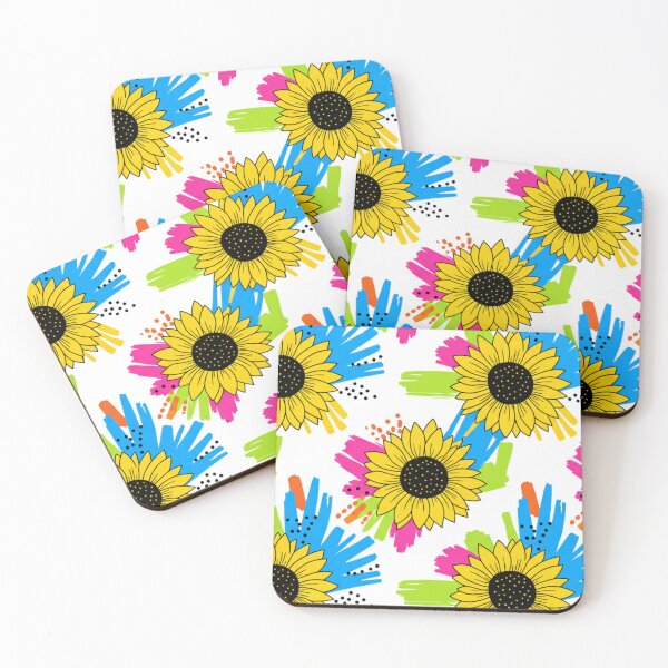Item preview, Pop Art Sunflower Seamless Bold Colorful Pattern designed and sold by anandsiva2703.