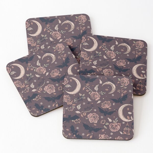Item preview, Dark Romantic Roses and Bats Design designed and sold by VelvetChaosCove.