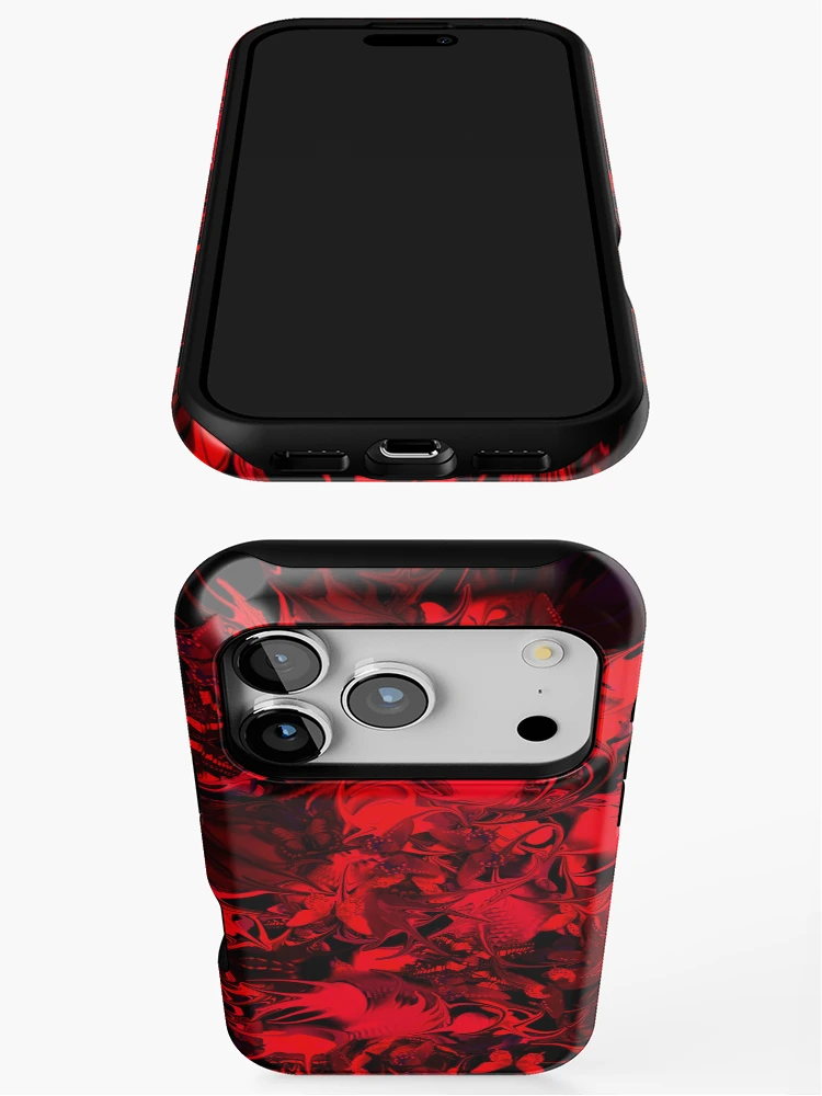 Thumbnail 3 of 4, iPhone Case, Digital Abstract R 6 designed and sold by studioabstract.