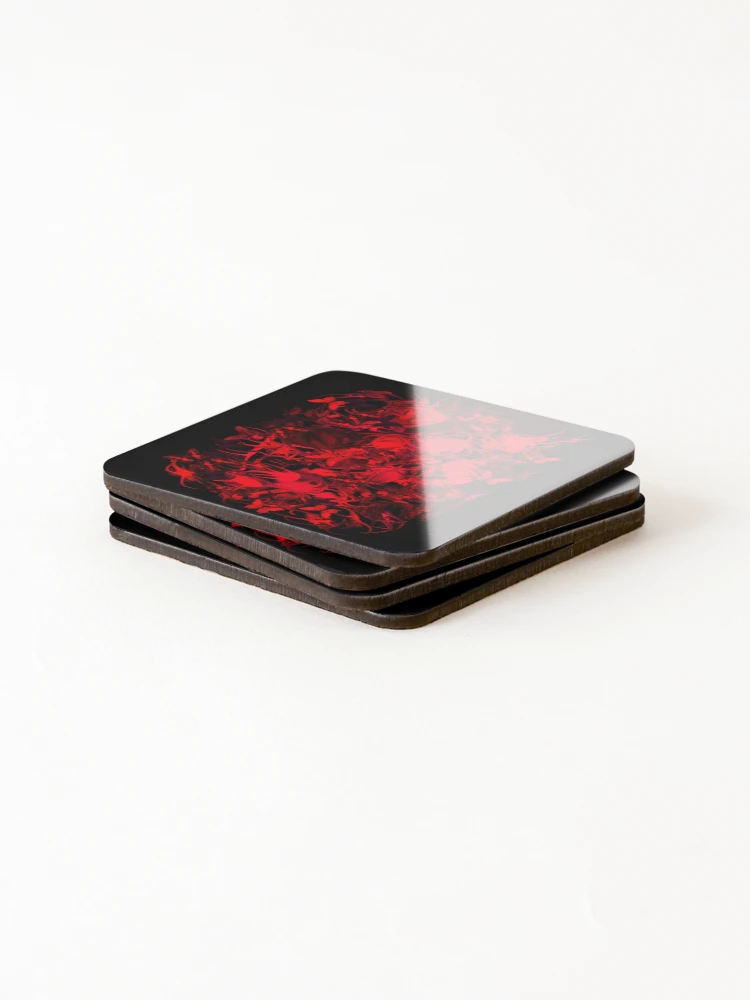 Thumbnail 4 of 5, Coasters (Set of 4), Digital Abstract R 6 designed and sold by studioabstract.