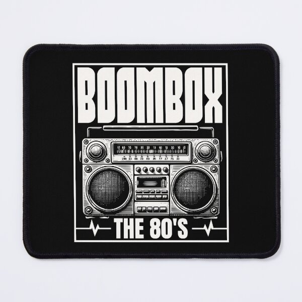 Item preview, Retro 80s Boombox Cassette Player The 80's Design designed and sold by WHITE FLAME PRINTS.