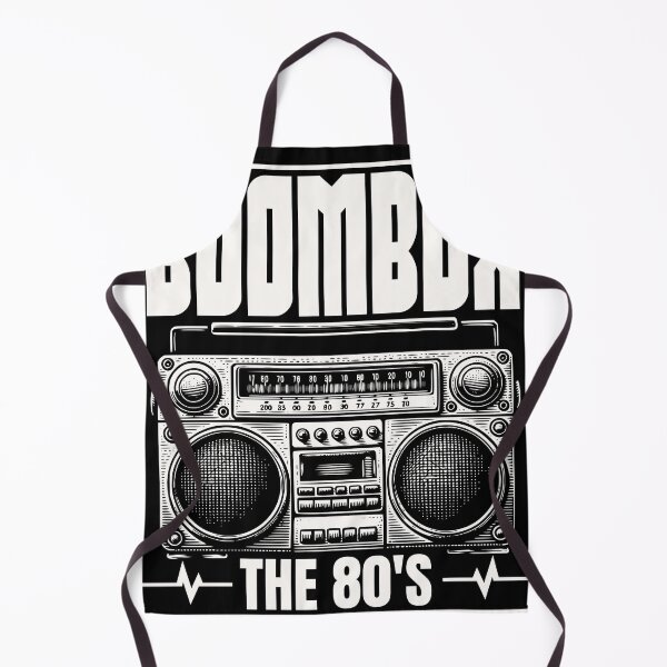 Item preview, Retro 80s Boombox Cassette Player The 80's Design designed and sold by WHITE FLAME PRINTS.