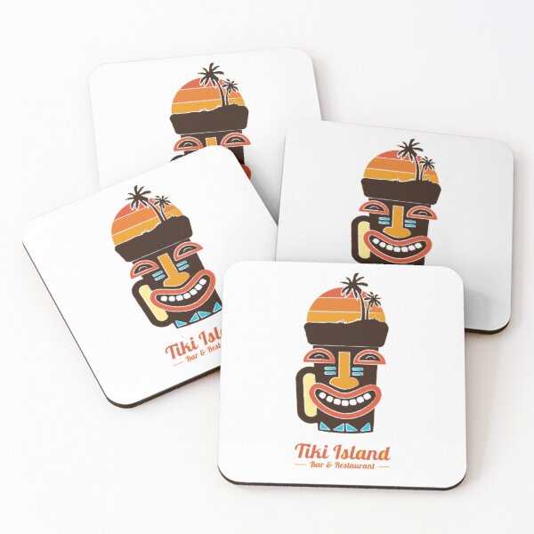 Item preview, Tiki Island Bar & Restaurant - Retro Mug Tropical Graphic designed and sold by GenZFashion000.