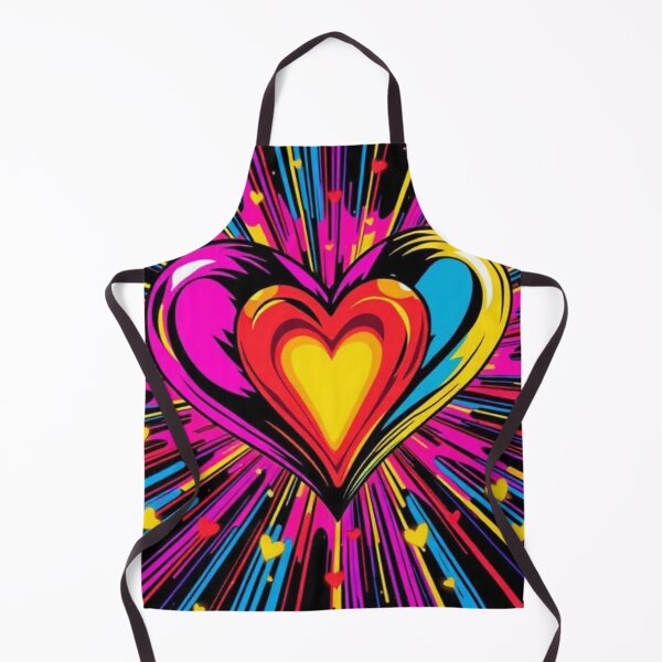 Item preview, Neon Cosmic Heartburst – Exploding Rainbow Energy Design designed and sold by Jeff's Good Mojo Dojo.