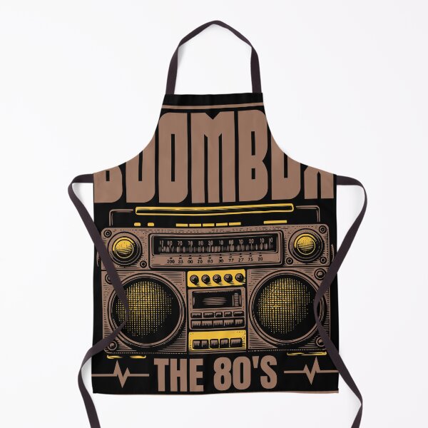 Item preview, Retro 80s Boombox Cassette Player The 80's Design designed and sold by WHITE FLAME PRINTS.