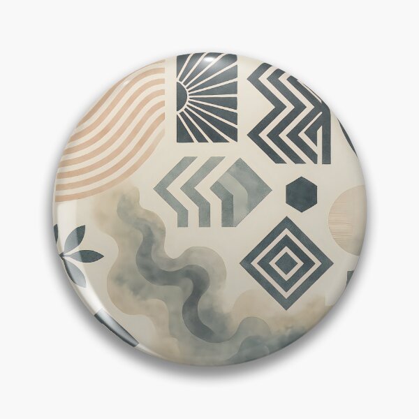 Item preview, Mid Century Modern Abstract Geometric Retro Design Art designed and sold by PinUpPizzazz.
