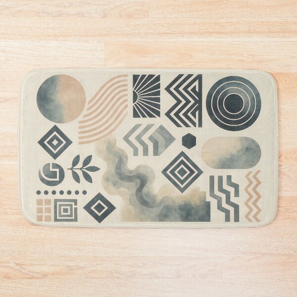 Item preview, Mid Century Modern Abstract Geometric Retro Design Art designed and sold by PinUpPizzazz.