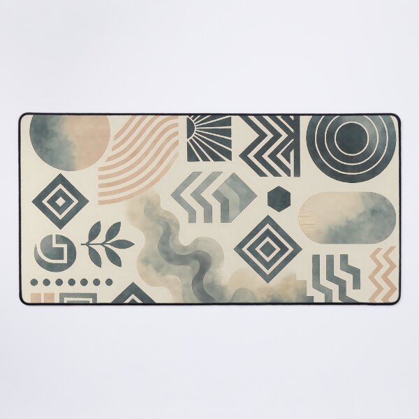 Item preview, Mid Century Modern Abstract Geometric Retro Design Art designed and sold by PinUpPizzazz.