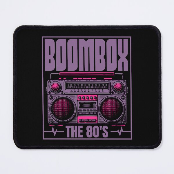 Item preview, Retro 80s Boombox Cassette Player The 80's Design designed and sold by WHITE FLAME PRINTS.