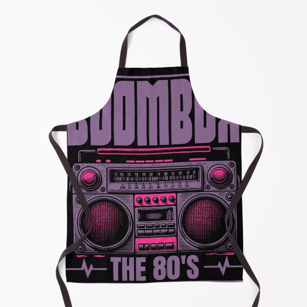 Item preview, Retro 80s Boombox Cassette Player The 80's Design designed and sold by WHITE FLAME PRINTS.