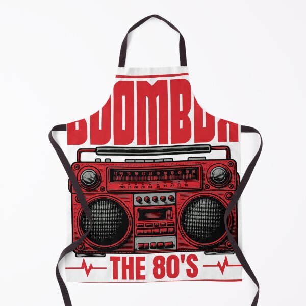 Item preview, Retro 80s Boombox Cassette Player The 80's Design designed and sold by WHITE FLAME PRINTS.