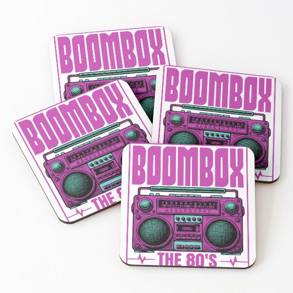 Item preview, Retro 80s Boombox Cassette Player The 80's Design designed and sold by WHITE FLAME PRINTS.