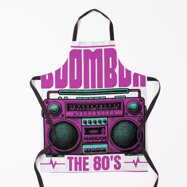 Item preview, Retro 80s Boombox Cassette Player The 80's Design designed and sold by WHITE FLAME PRINTS.