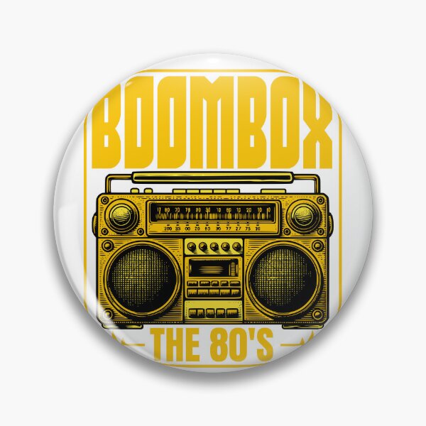 Item preview, Retro 80s Boombox Cassette Player The 80's Design designed and sold by WHITE FLAME PRINTS.