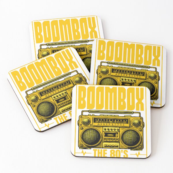 Item preview, Retro 80s Boombox Cassette Player The 80's Design designed and sold by WHITE FLAME PRINTS.