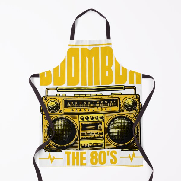 Item preview, Retro 80s Boombox Cassette Player The 80's Design designed and sold by WHITE FLAME PRINTS.