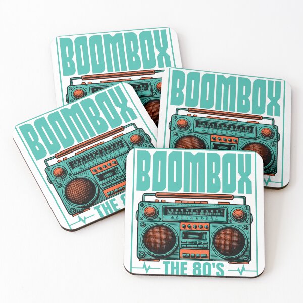 Item preview, Retro 80s Boombox Cassette Player The 80's Design designed and sold by WHITE FLAME PRINTS.
