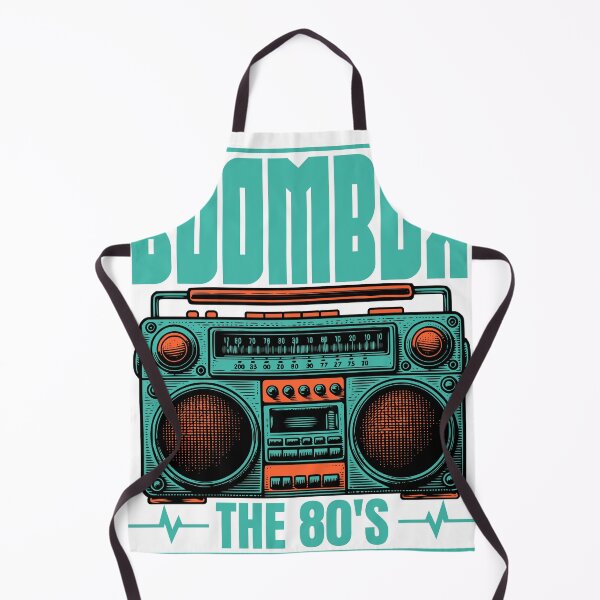 Item preview, Retro 80s Boombox Cassette Player The 80's Design designed and sold by WHITE FLAME PRINTS.
