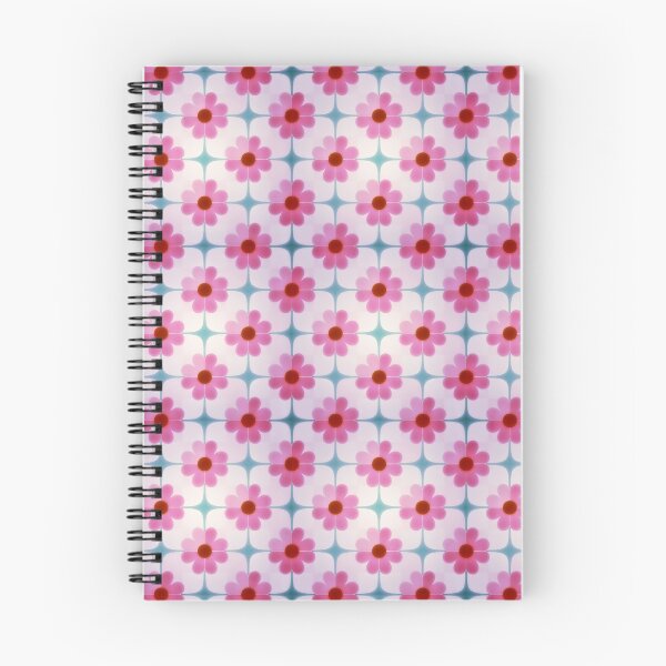 Item preview, Vintage Retro Pink Daisies designed and sold by KiwiArtistDK.