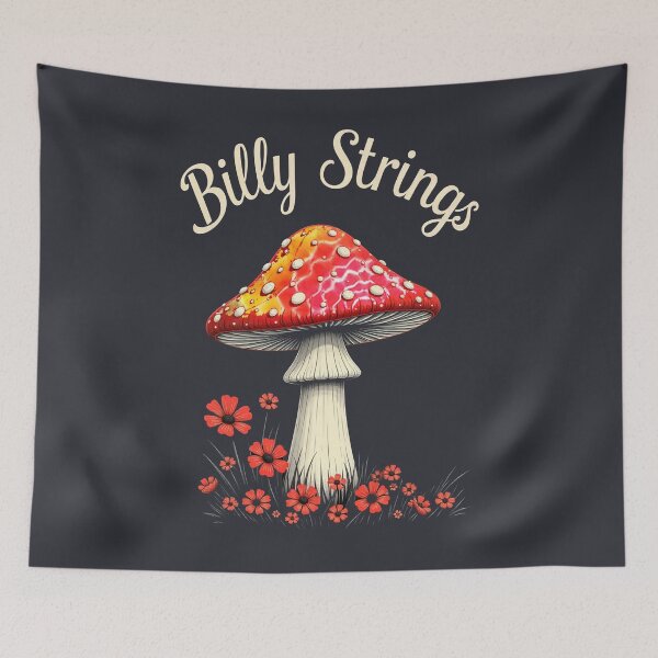 Item preview, Billy Strings Shroom and Red Daisies designed and sold by AuroraXGreen.