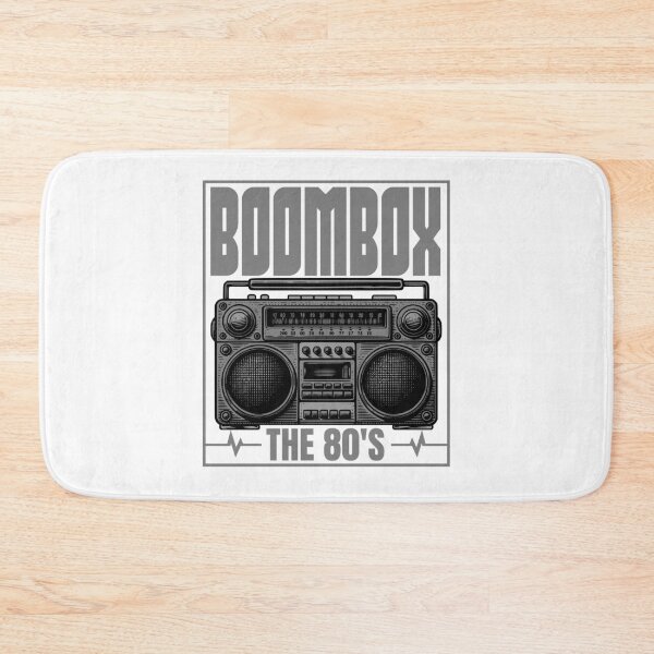 Item preview, Retro 80s Boombox Cassette Player The 80's Design designed and sold by WHITE FLAME PRINTS.