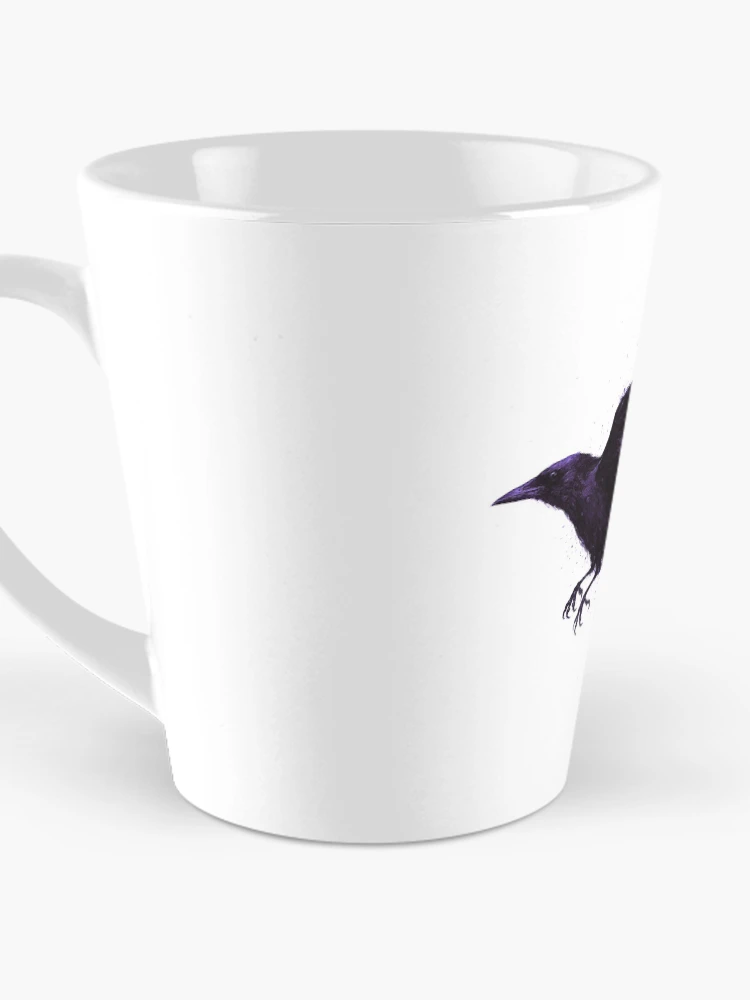 Thumbnail 3 of 4, Coffee Mug, Inkflight Crow designed and sold by Pixel_Riot.