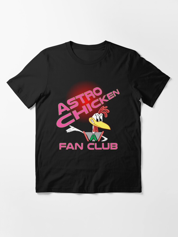 Alternate view of Astro Chicken Fan Club Essential T-Shirt