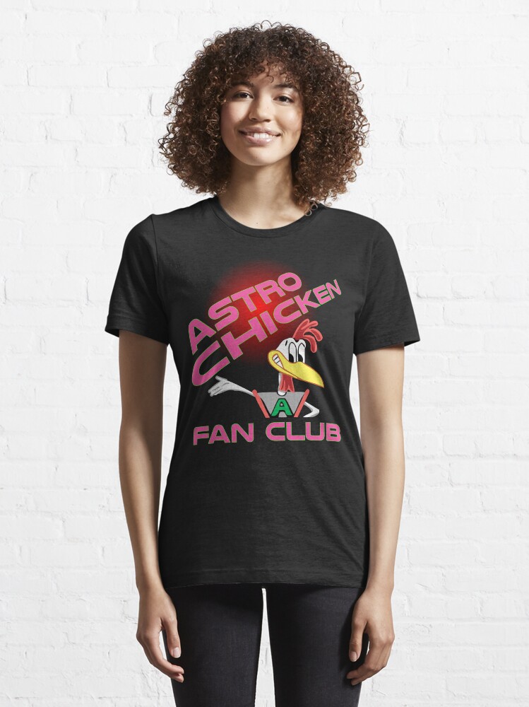 Alternate view of Astro Chicken Fan Club Essential T-Shirt