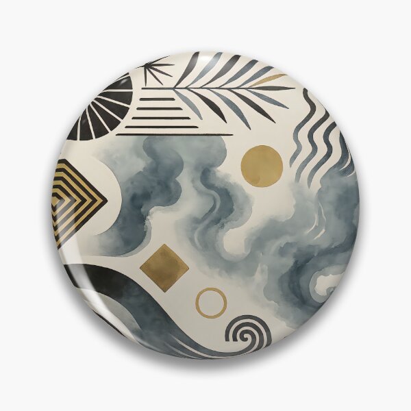 Item preview, Mid Century Modern Abstract Geometric Retro Design Art designed and sold by PinUpPizzazz.