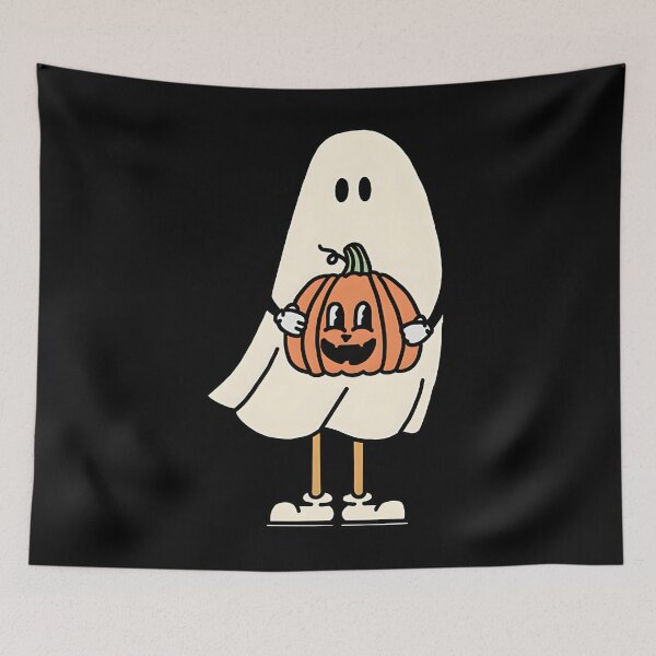 Item preview, Ghost With Pumpkin designed and sold by rukoroupikq.