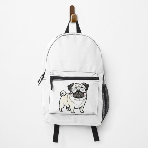 Item preview, Pug Wearing Glasses designed and sold by Thunderbelts.
