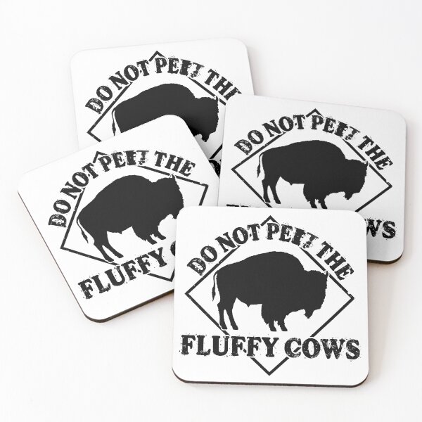 Item preview, Do Not Pet The Fluffy Cows Yellowstone Adventure Buffalo Bison Resist Outdoor Travel designed and sold by SkeletonsDanger.
