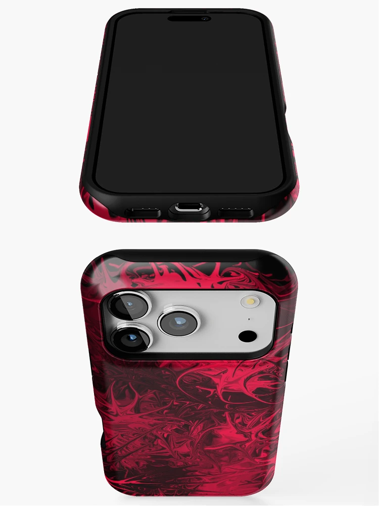 Thumbnail 3 of 4, iPhone Case, Digital Abstract R 5 designed and sold by studioabstract.