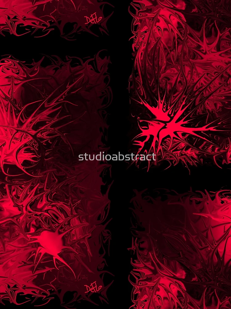 Thumbnail 3 of 3, Scarf, Digital Abstract R 5 designed and sold by studioabstract.