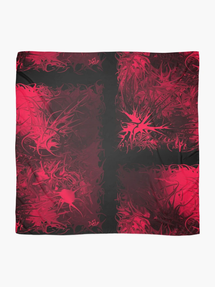 Thumbnail 2 of 3, Scarf, Digital Abstract R 5 designed and sold by studioabstract.