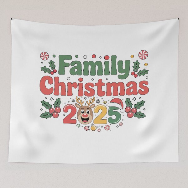 Item preview, We are Family 2025 Matching Reindeer Pajamas Xmas Pjs  designed and sold by Brettgison.