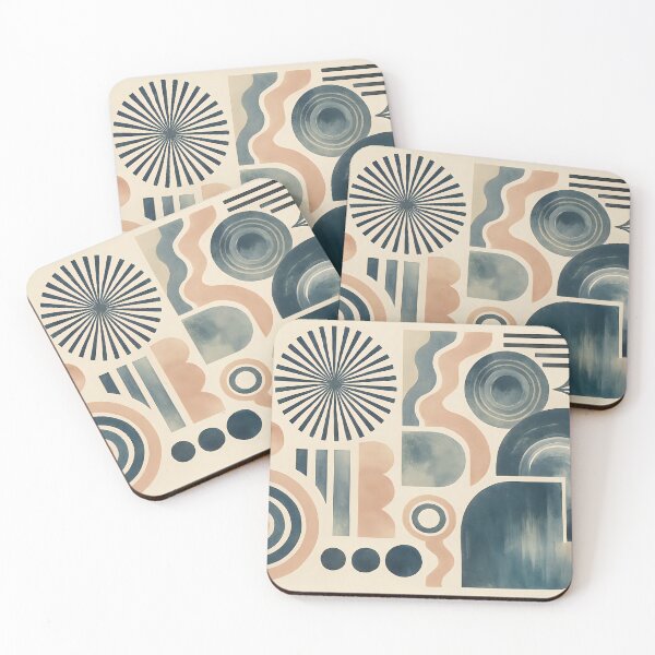 Item preview, Mid Century Modern Abstract Geometric Retro Design Art designed and sold by PinUpPizzazz.