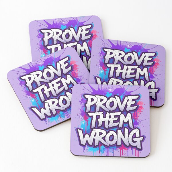 Item preview, PROVE THEM WRONG - Motivational Graffiti Typography designed and sold by SaicoGN.