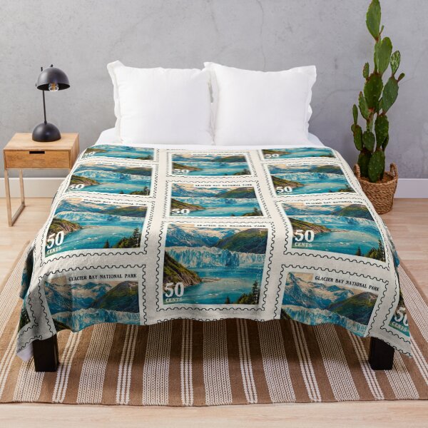 Item preview, Glacier Bay National Park Postage Stamp, (Alaska, United States) designed and sold by PinkandP.