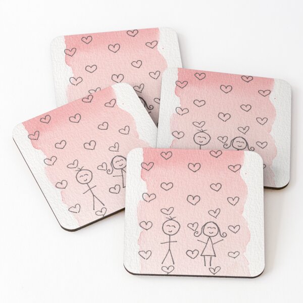 Item preview, Him and Her  designed and sold by Kirsten Robinson Art.