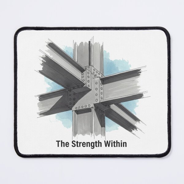Item preview, Structural Engineer Abstract Art - Inner Strength designed and sold by Craft Ctyle.